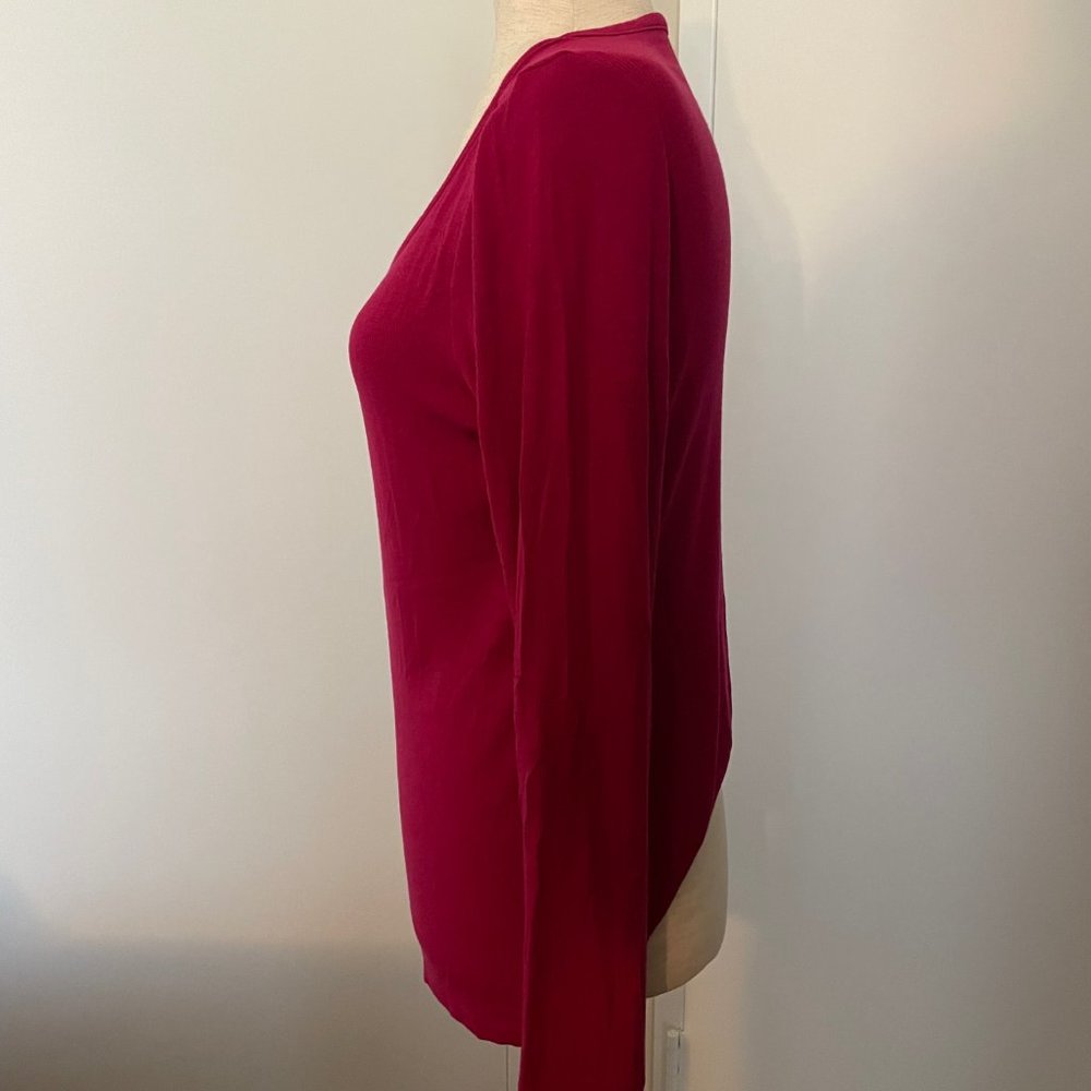 GapFit Ribbed Ballet Top - M - Picture 4 of 9
